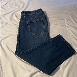 Chico’s So slimming so lifting crop jeans